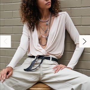 Free People Turnt Bodysuit XS